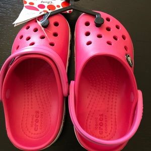 Brand new Crocs Minnie Mouse pink clog with tag